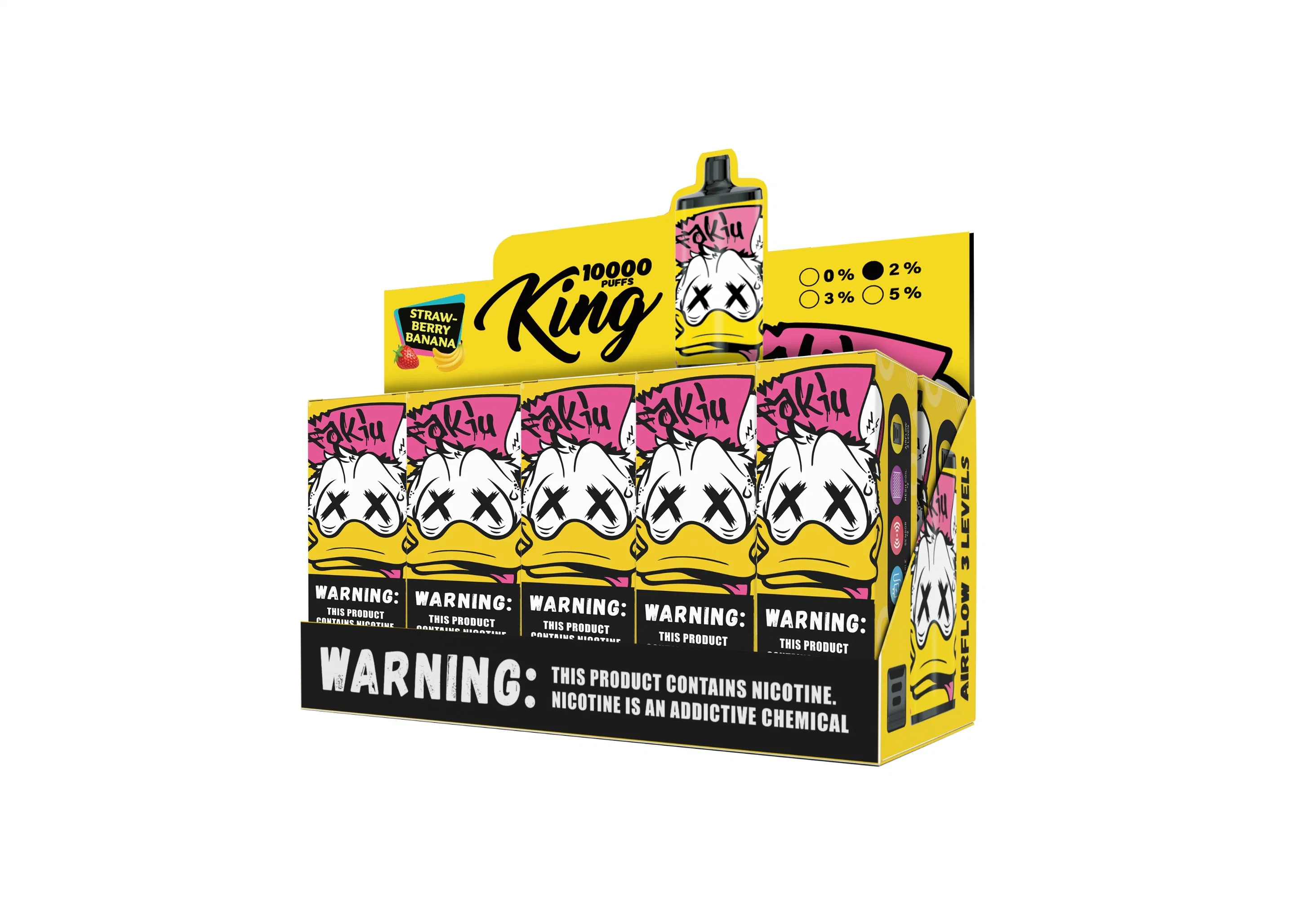 Randm 9000 Aroma King Mr Smog 10K/10000 Puffs 2 Mesh Coil wiederaufladbare Großhandel/Lieferant Shenzhen E Zigarette Randm Tornado