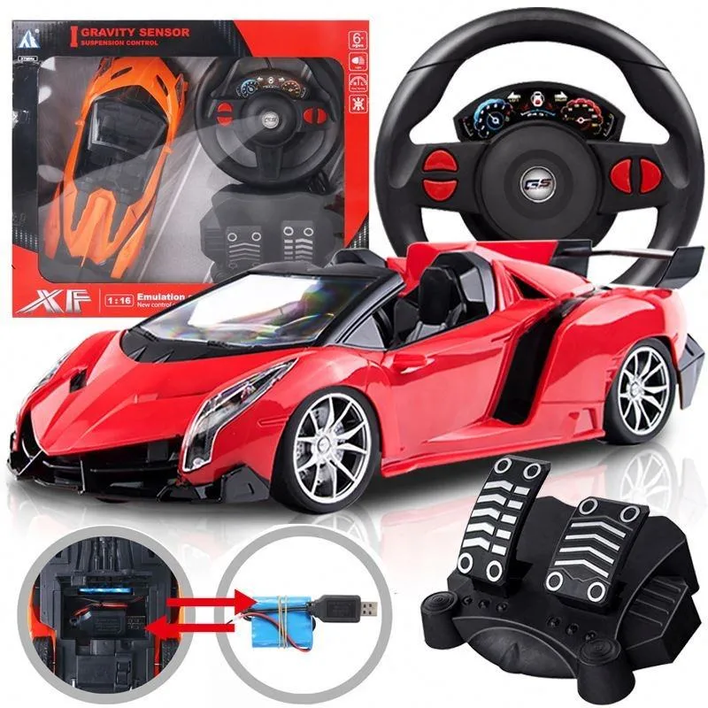 Remote Control Car with LED Lights Juguete Carros a Control Remoto Coches RC Car Toys