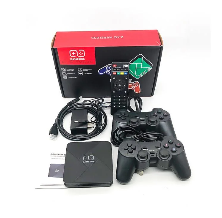 Heißer Verkauf G5 Game Box 9,1 Android System Wireless Control HD 4K Super Console Video Gamebox 50+ Emulator 40000+ Retro Spiele