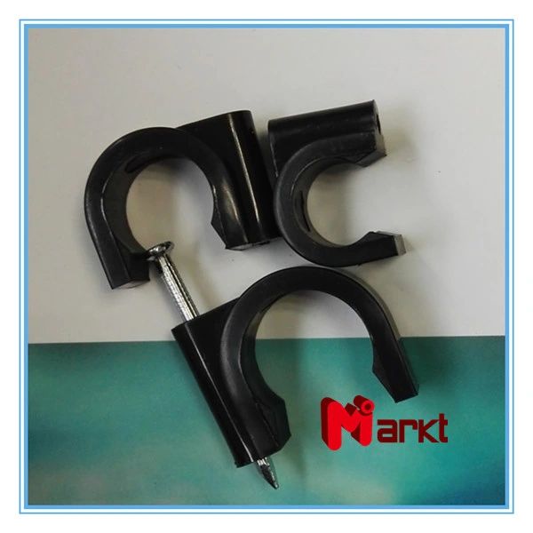 16-32mm Black Color Pex Pipe Clip with Nail