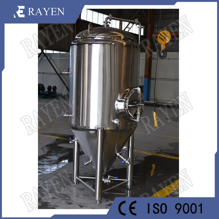 SUS304 Sanitary Wine Beer Conical Fermentation Tank