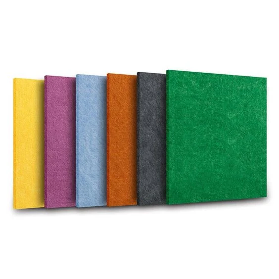 100% Excellent Polyester Fiber Sound-Absorption Panels in Various Shapes