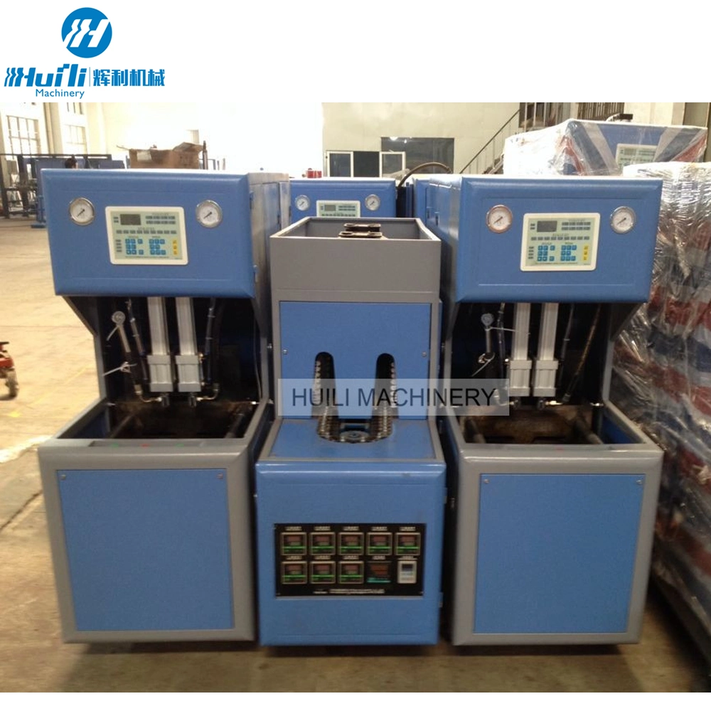 Semi Auto High Speed Fully-Automatic 4 Cavity Plastic Bottle Making Machine / Blowing Device Stable Made in China