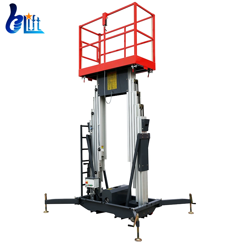 200kg 12m Aluminum Aerial Work Platform Sky Lift Man Lifts