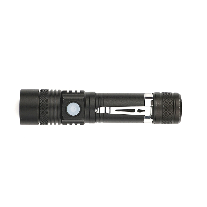 LED Tactical Taschenlampe Wiederaufladbare zoombare Pocket-Size kleine LED-Taschenlampe