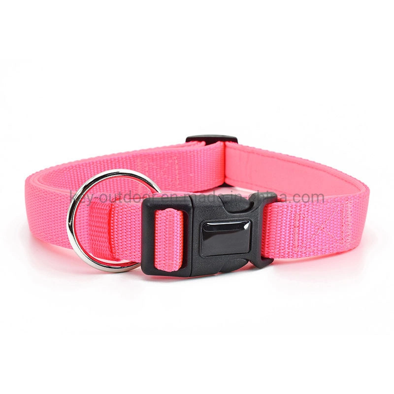 Wholesale/Supplier Personalized Multi Color Nylon Neoprene Padded O Ring Pet Dog Collars