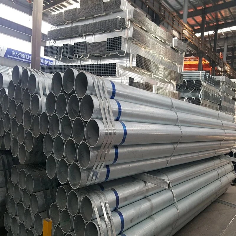 Factory Direct Supply Greenhouse Pre Galvanized Round Steel Pipe/Tube