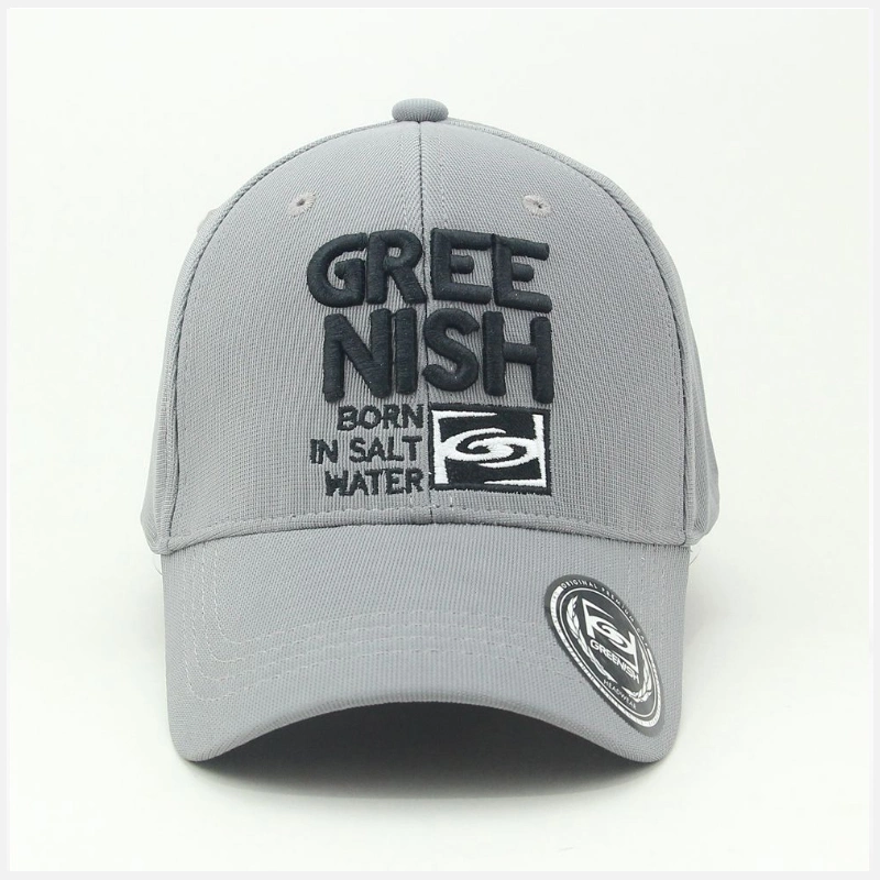 Gray High Quality Custom Woolen Fall/Winter Baseball Cap