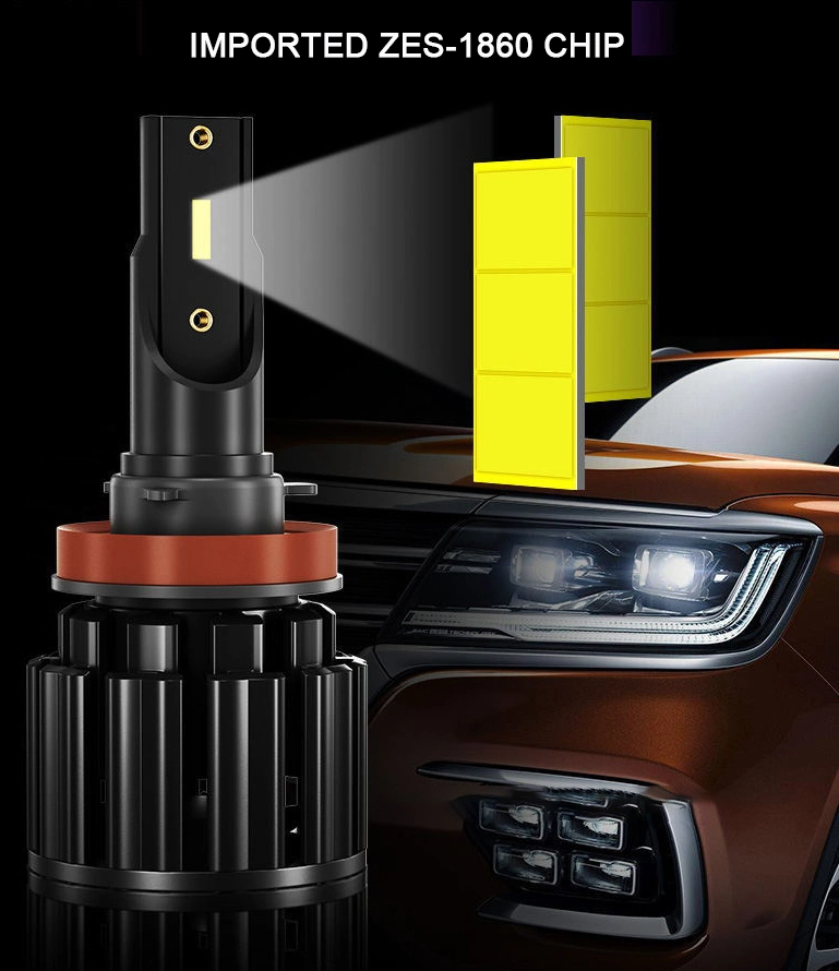 Los faros LED 52W 110000 Lumen automóviles HID Kits de sustitución bombilla LED de sustitución de estilo para el sistema de iluminación automática de H4 H11 9005 9006