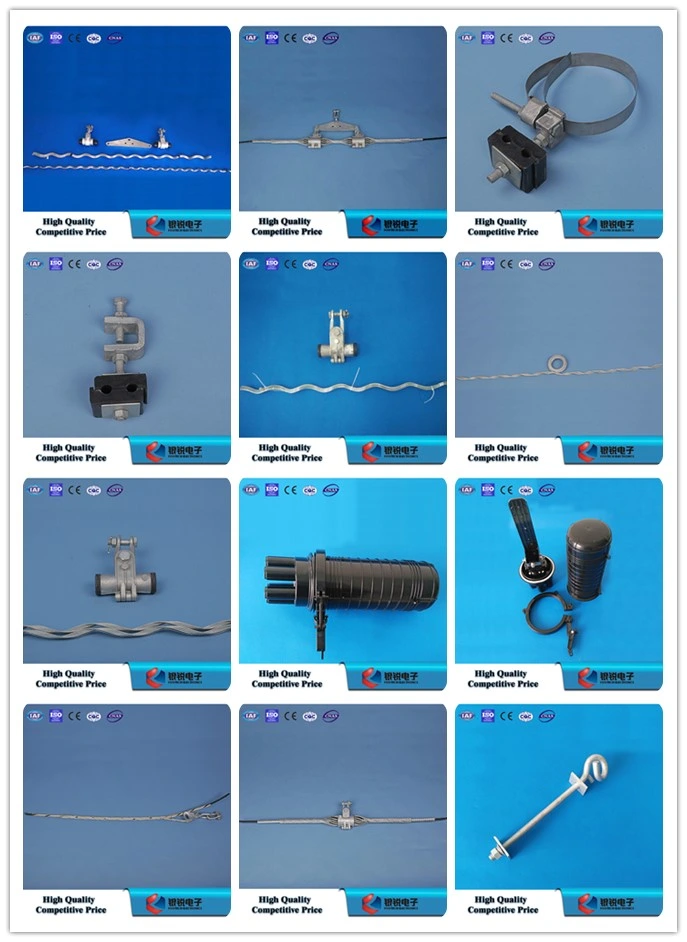 144 núcleos de la certificación ISO de plástico del conector de cable horizontal de la caja de empalmes