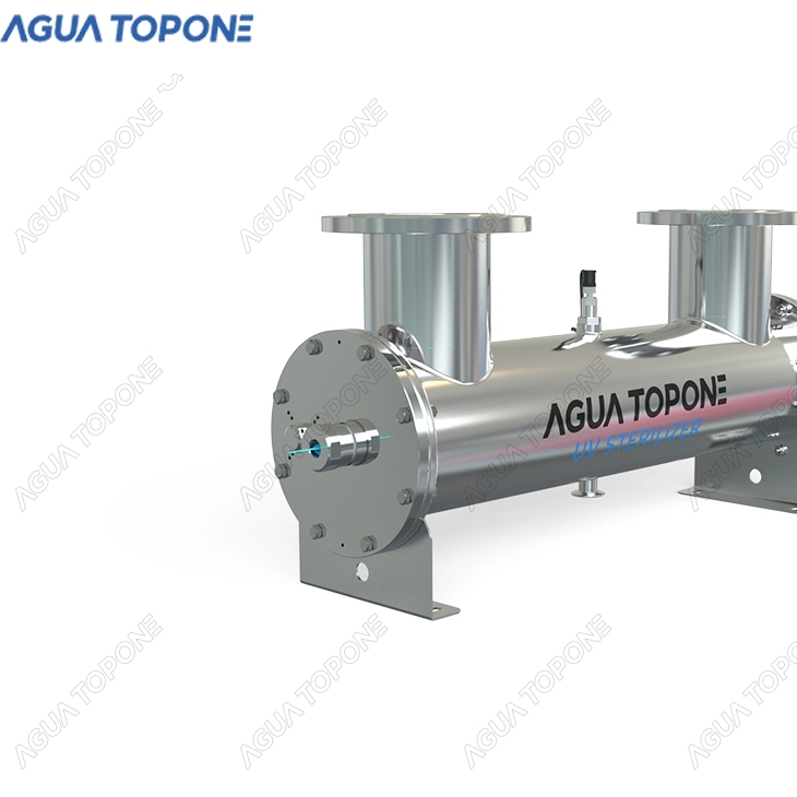 UV-System mit mittlerem Druck, Edelstahl 304, UV-Sterilisator-Pipeline Typ Überströmung Abwasser Reinigung Leitungswasser Behandlung Ausrüstung