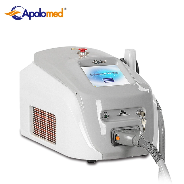 1064nm/532nm ND YAG Laser Equipment Portable Tattoo Entfernung Q-Switch ND: YAG Laser Equipment (HS-220)