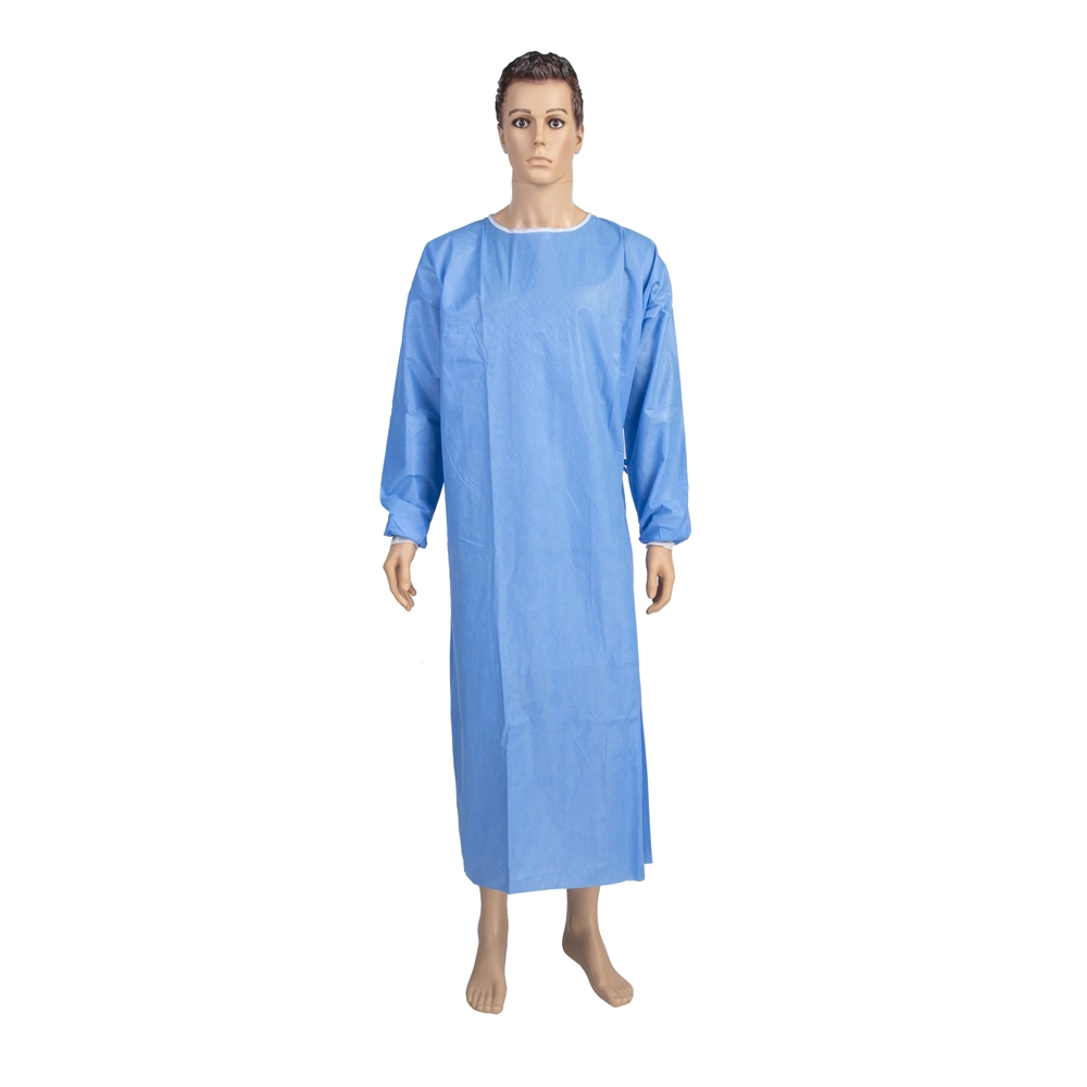 Medical SMS Nonwoven Disposable Protective Wholesale Supplies Sterilized Hospital Operating Gown