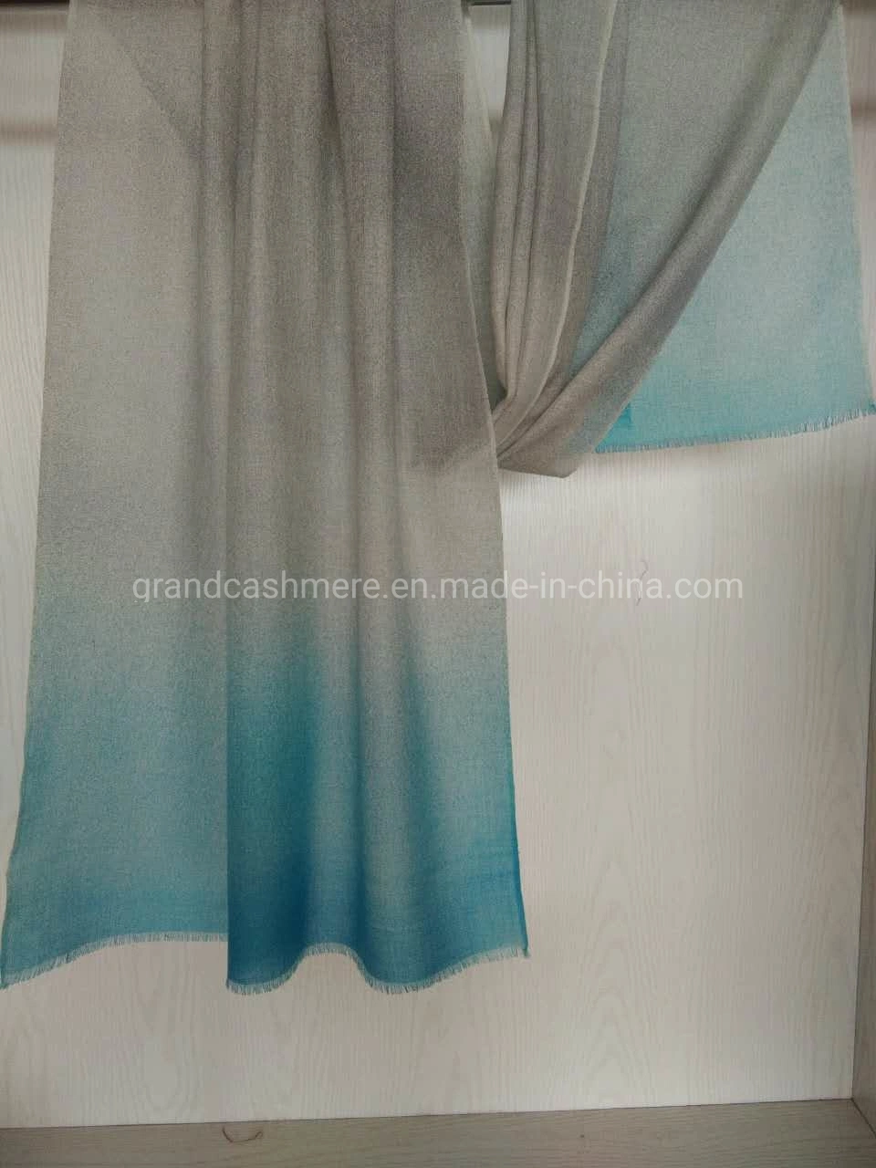 Lady's Silk Cashmere Ombree Shawls