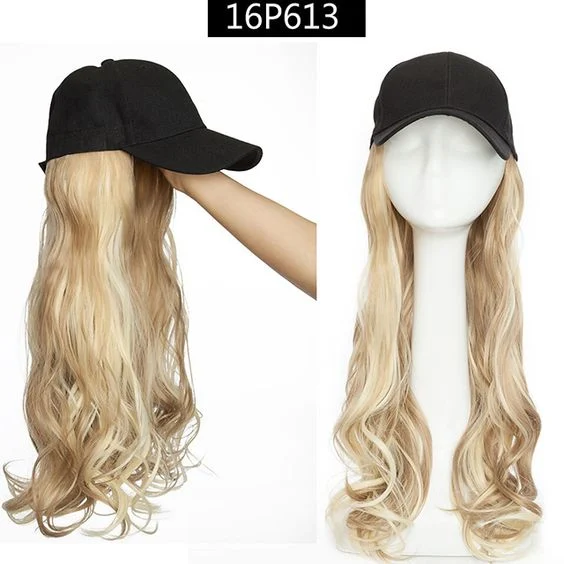 Factory Wholesale/Suppliers Wigs Curly Hair Hat Wig Synthetic Hair Wig Long Size Hair Products