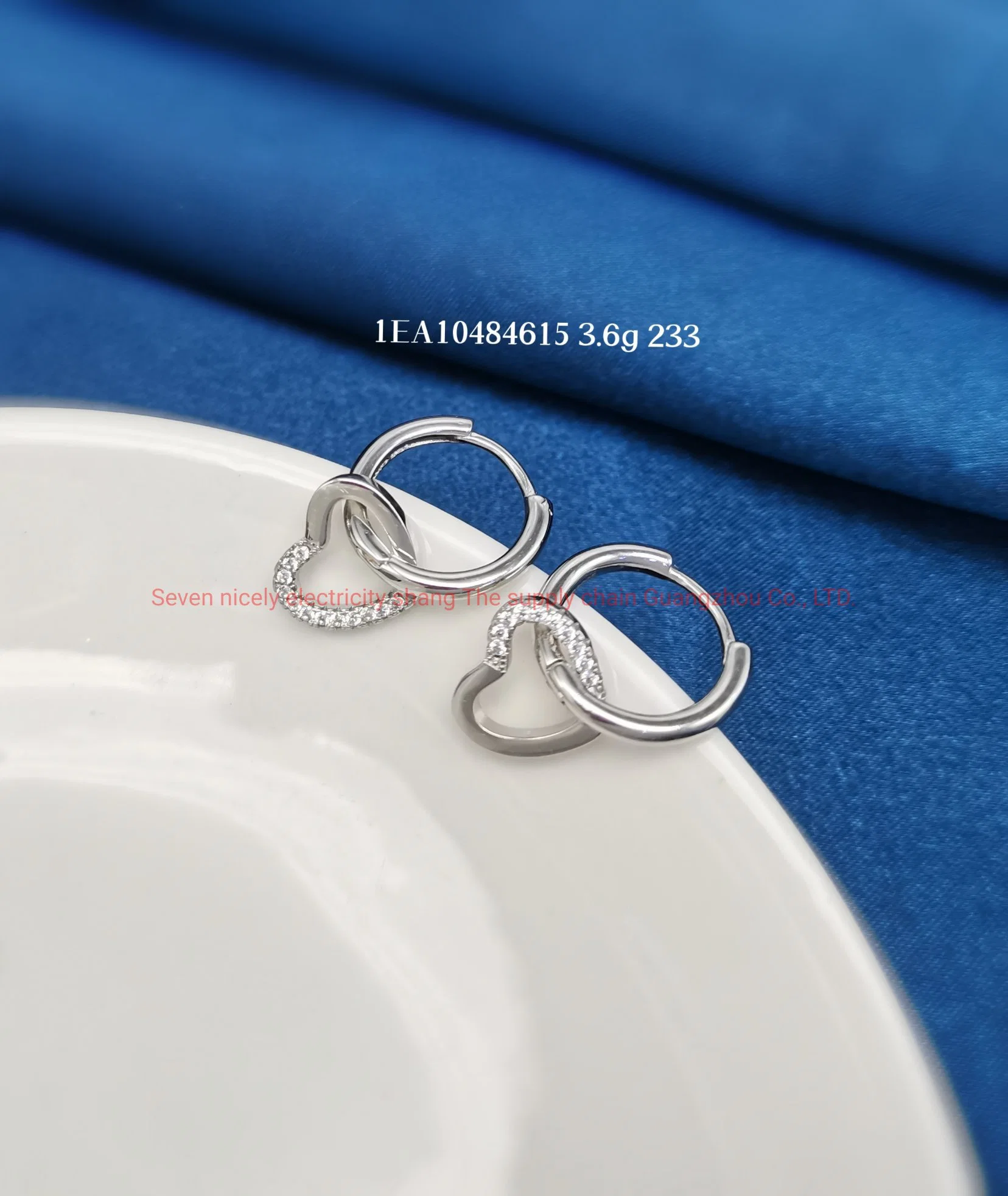 OEM Fashion Wholesale/Supplier Jewelry Birthday Gift Lady Earrrings High quality/High cost performance  925 Silver Huggie