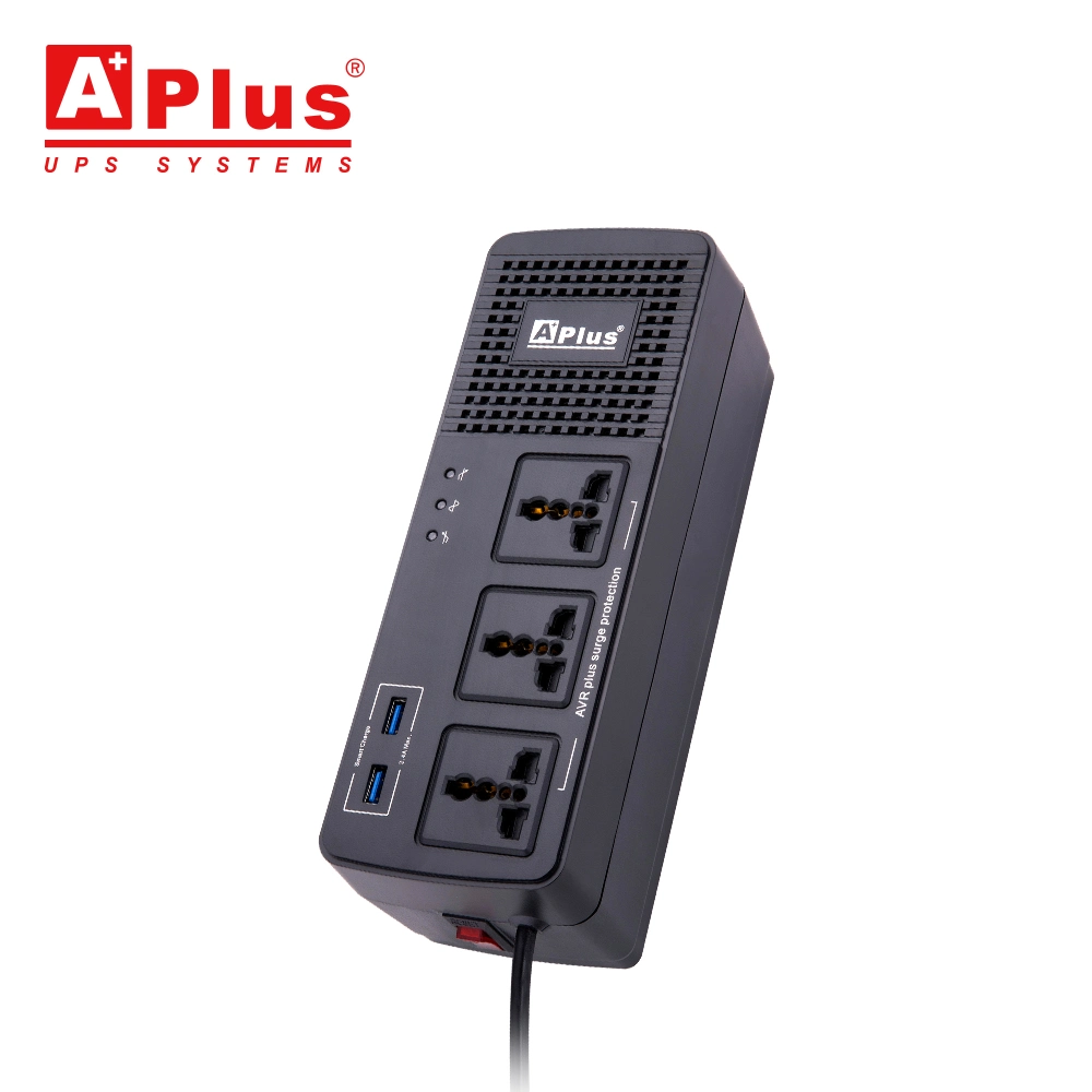 Universal Outlet Smart USB Charger 1000VA AVR Spannungsregler