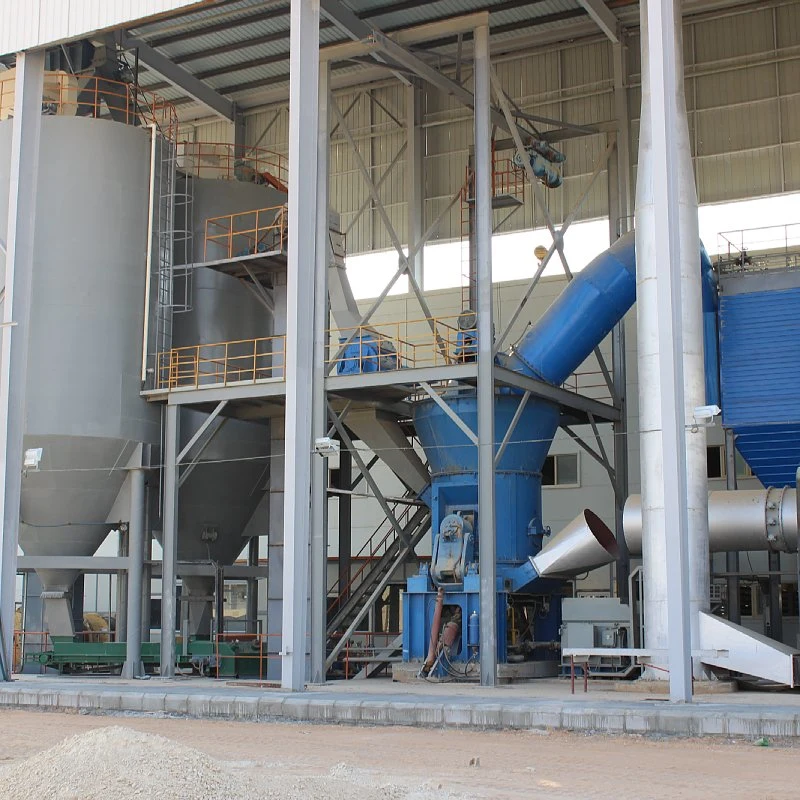 Natural Gypsum Powder 12mm Waterproof Gypsum Powder Production Line