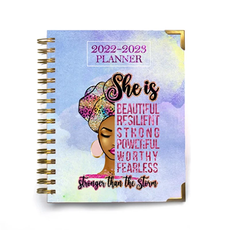 Daybook Jame Book Printing and Binding Catalogue Custom Spiral Organizer Hardcover Notebook Daily Journal Planner for Gift