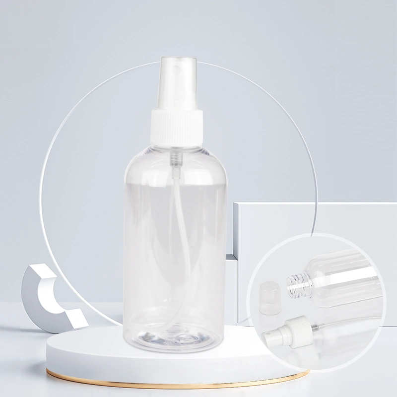 Empty Plastic Perfume Bottle Pet Clear Cosmetics Bullet Round Pet Travel Spray Packaging Bottles