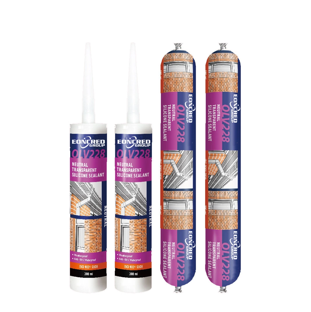 Eoncred Customized Color Construction Silicone Sealant Glue Glass Waterproof Gold Freezer