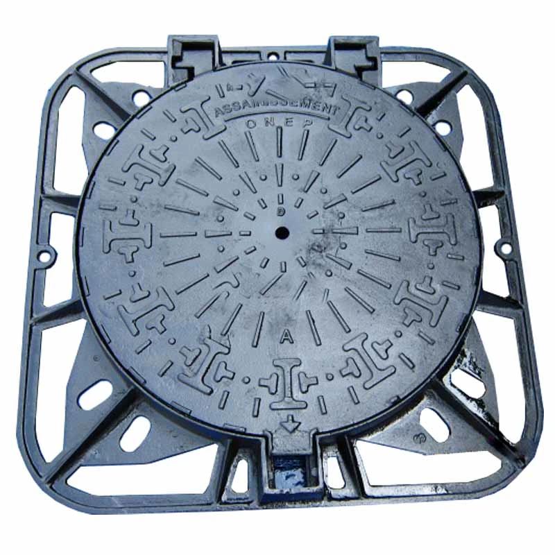 OEM C250 D400 Trench Drain Cover 850X850mm Ductile Iron Manhole Cover