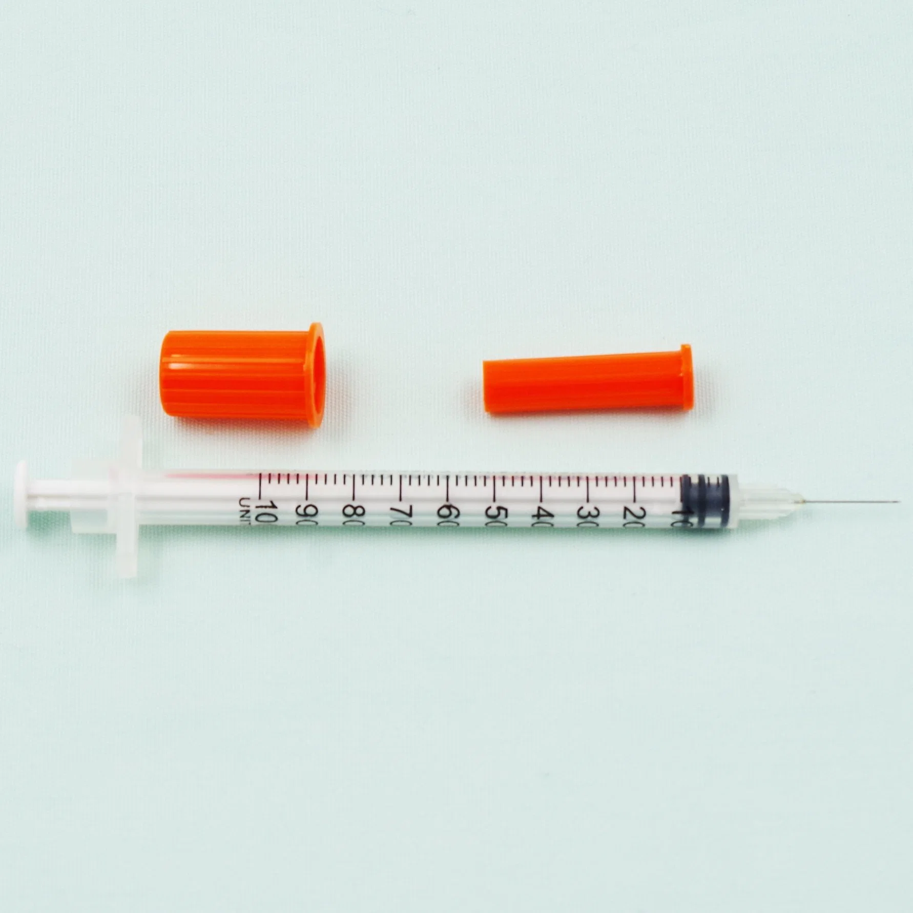 1 مل 0.3 مل 0.5 مل محقنة Insulin للحقن الطبي القابل للاستخدام مرة واحدة مع مصنعو الإبر