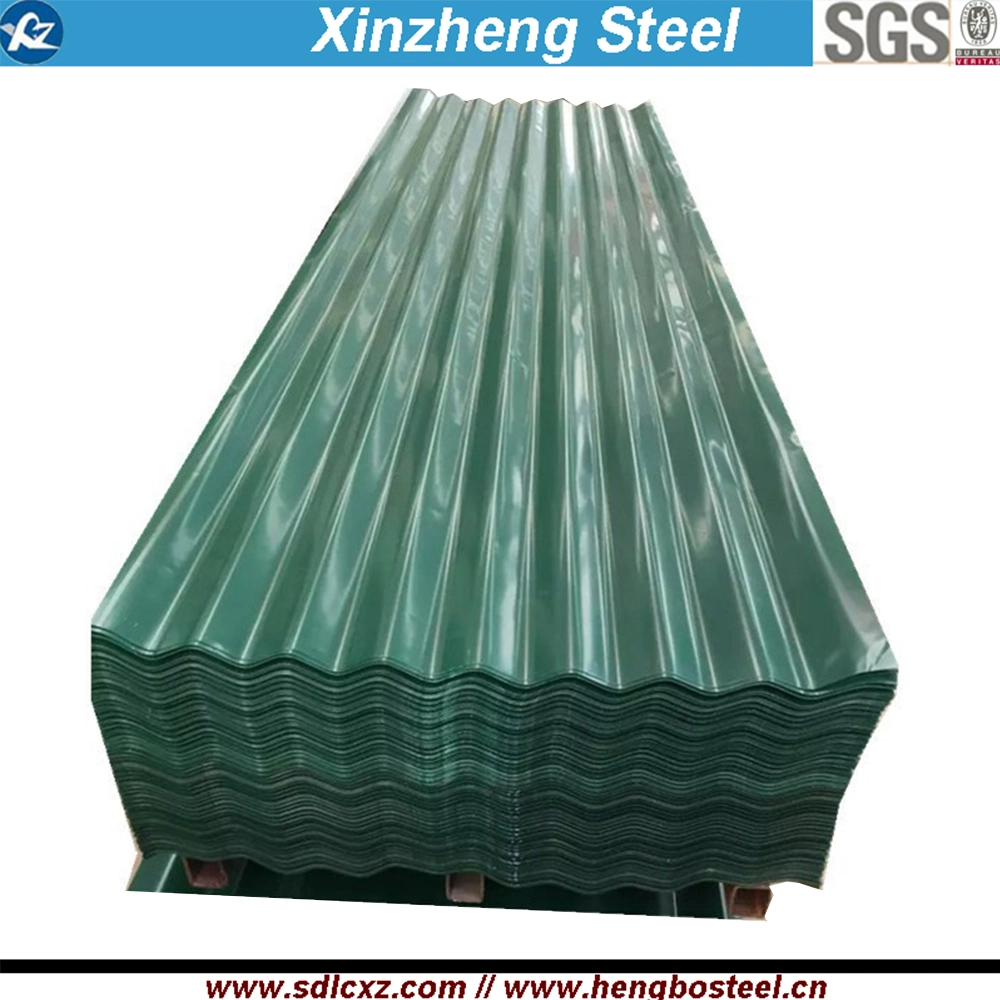 Ce Certificate Building Material PPGI Zinc Alloy Color Coated Roof Panel Tile Prepainted Galvanized Corrugated Steel Iron Metal Roofing Sheet