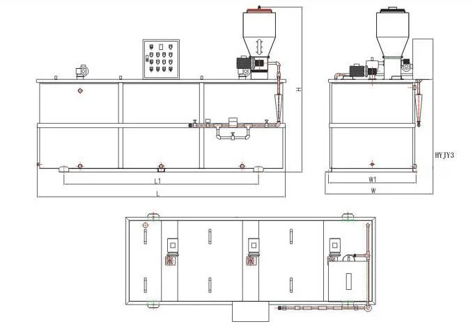 Hocheffizienter PE-Dosiertank/chemischer Kunststoff-Wasserbehälter für Wasser Behandlung