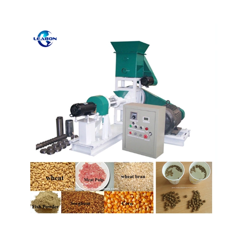 Mini Dry Type Pet Food Fish Feed Mill Pellet Extruder Machine Floating for Soybean Grain