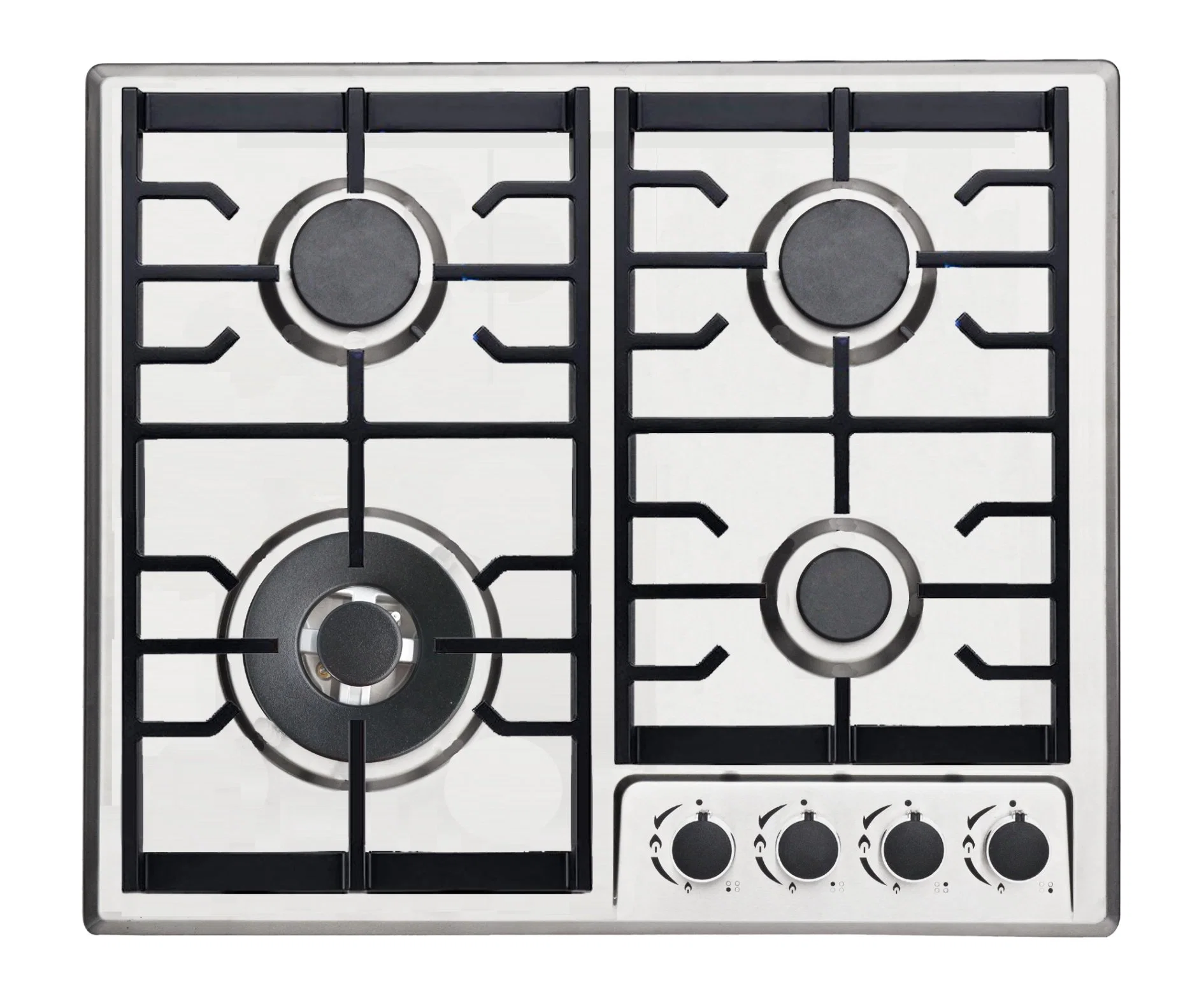 Nouveau design Italie Sabaf Brûleur 4 brûleurs Cuisinière à gaz de cuisine domestique (JZS54034-DCC)