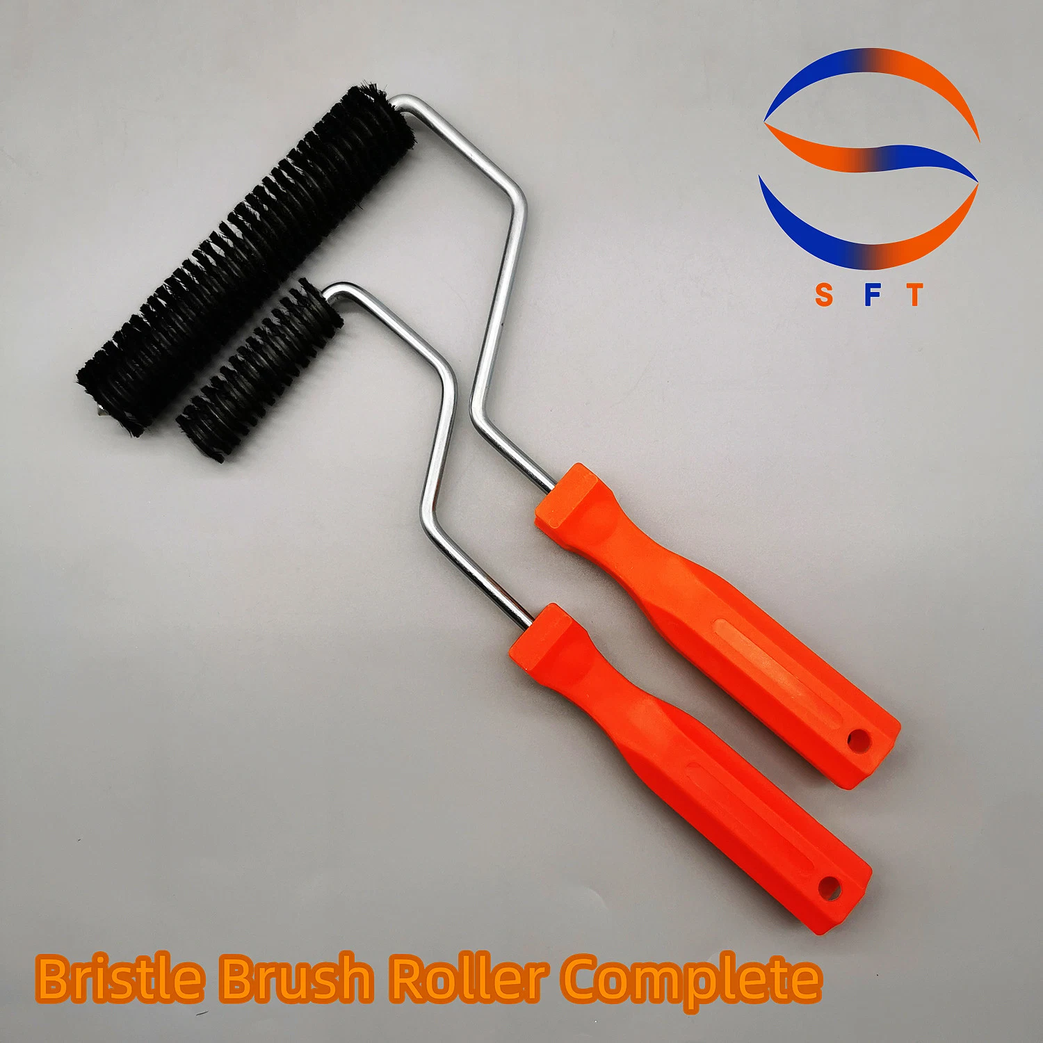 6&prime; &prime; 150mm Bristle Brush Roller Zinc Plated Plastic Handles