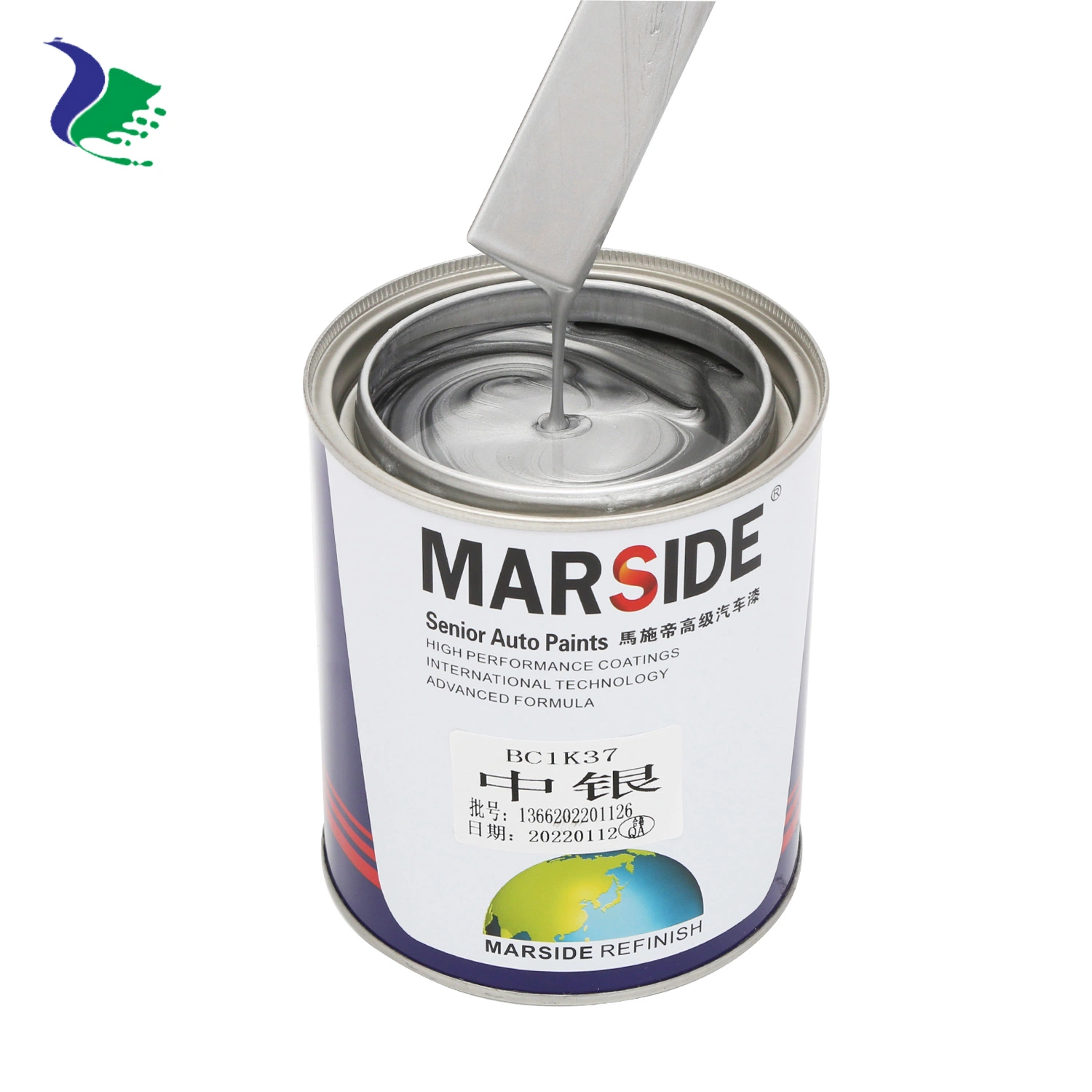 Marside Hot Sale 1K Auto Primer Surfacer Grey Color 2K Epoxy Primer Hardener Mixing Toner Car Paint