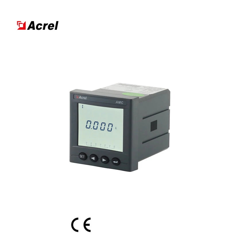 Acrel tres Pahse AC Energy Meter LCD Display Multi-function Power Medidor del panel Amc72L-E4/Kc