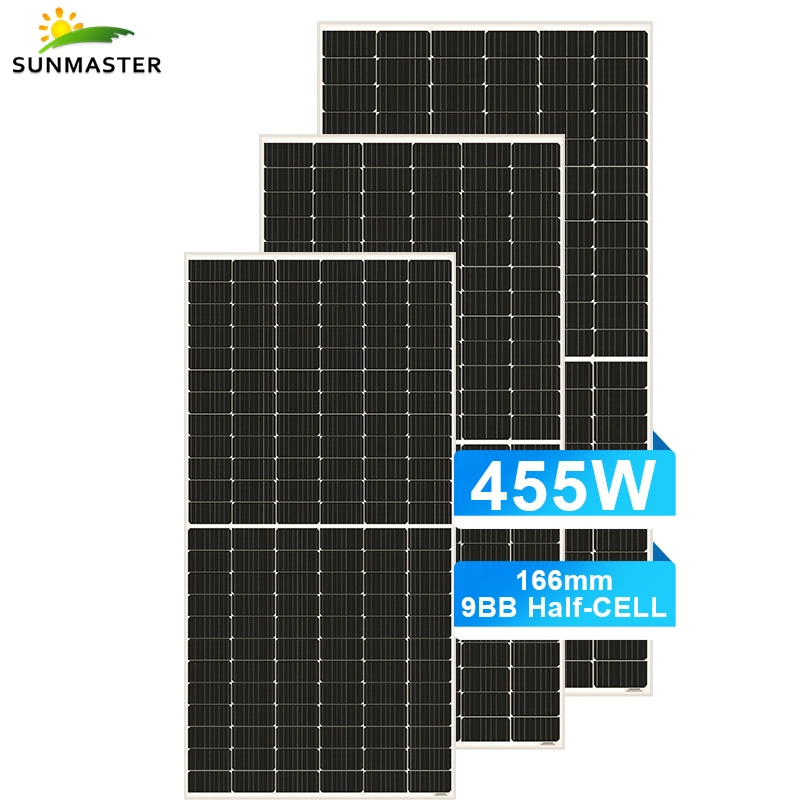 Taille Puissance de sortie supérieure Fabricants 530W 535W 540W 545W 550W 144 Cellules Mono 24V Panneaux solaires photovoltaïques