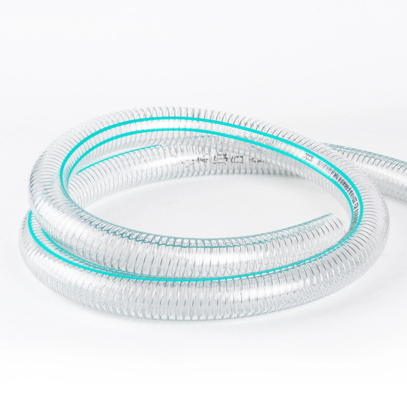 PVC Plastic Steel Wire Reinforced Hose Water Garden Pipe Hose