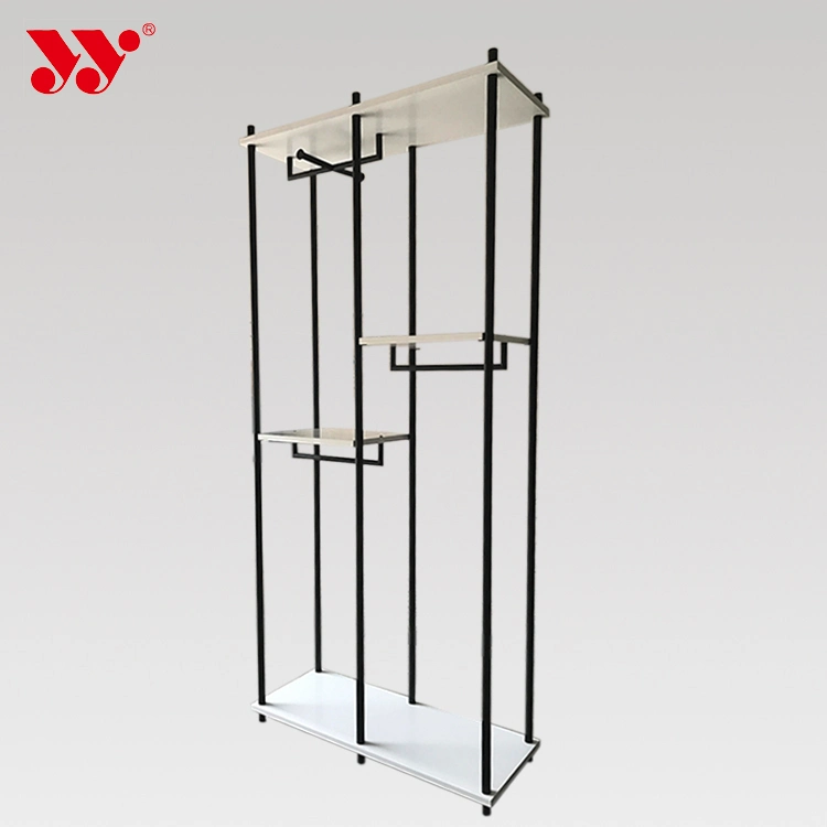 Fashion Double Layers Garment Rack Hanger Display Rack