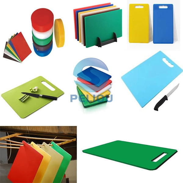 Non Slip Promotional Extra Large Organic Plastic PE Cutting Board Chopping Sheet for Kitchen