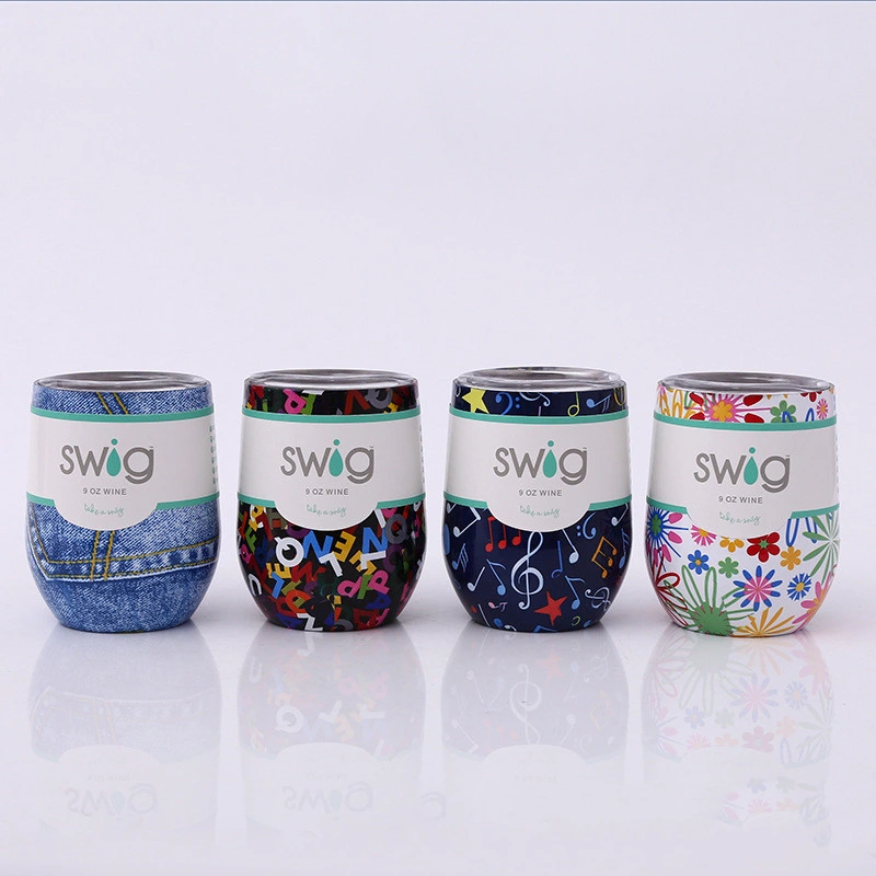 Party Promotion Swig Cup Wholesale/Supplier Good Quality Double Wall Coffee Swig Cup Swig Wine Cup Swig Tumbler