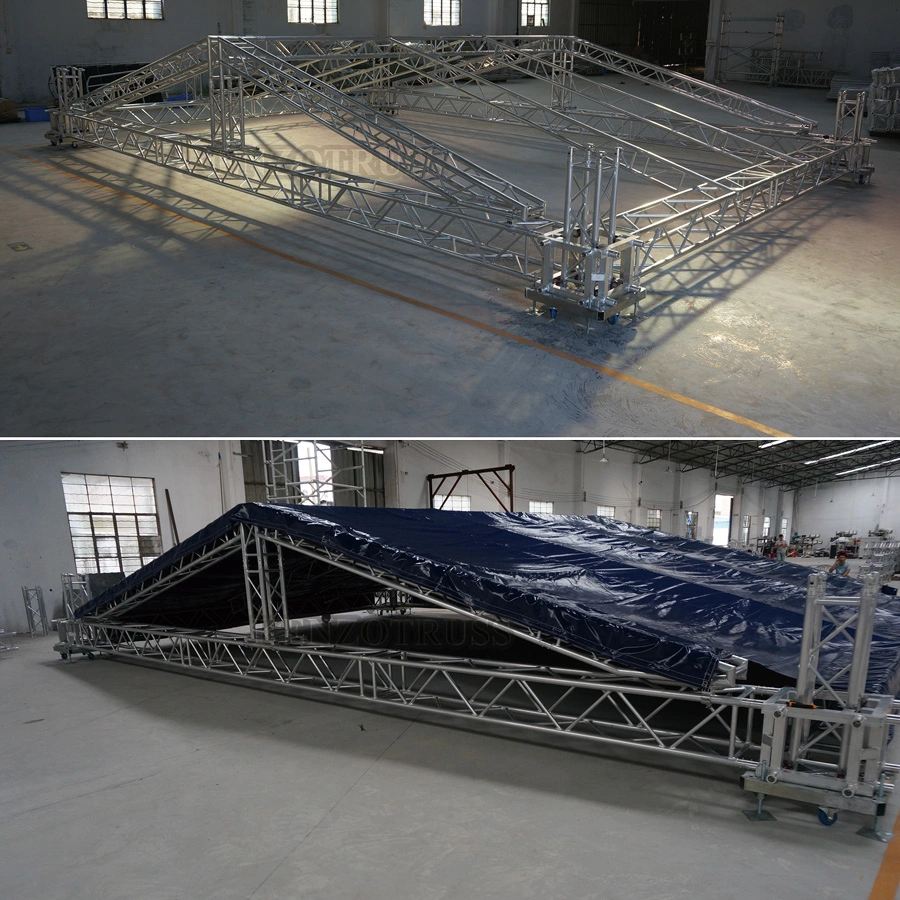 Auf Verkauf Aluminium Outdoor Event Truss kleine Bühne Beleuchtung Truss