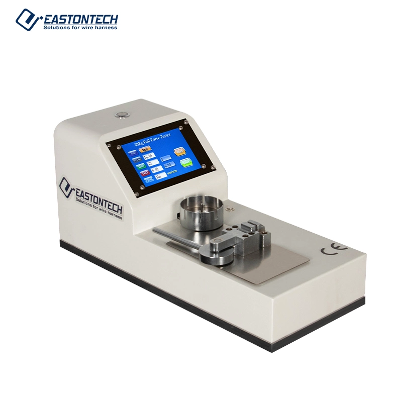 قوة السحب الأفقية اليدوية تقف معدات الاختبار لتوصيلات الأسلاك جهاز اختبار شد طرف التوصيل