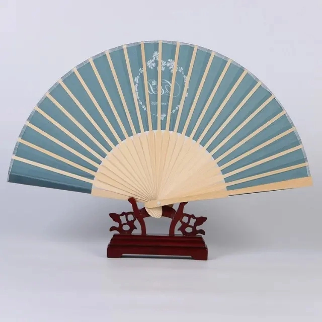 21cm Flat Bamboo Wedding Fan Wholesale/Supplier Customized Folding Hand Fan Bamboo Crafts
