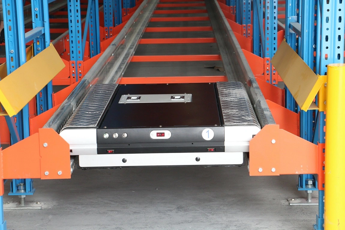 Heavy Duty automatizada de alta eficiencia 2000kg Asrs Shuttle Pallet alimentos congelados