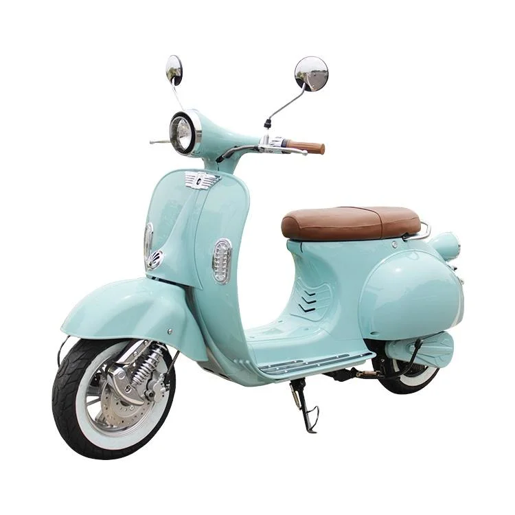 2021 أحدث تصميم جديد شائع سيارة Vespa Vespa 2 عجلات الدراجات النارية الكهربائية سكوتر البالغين عالية الجودة CKD