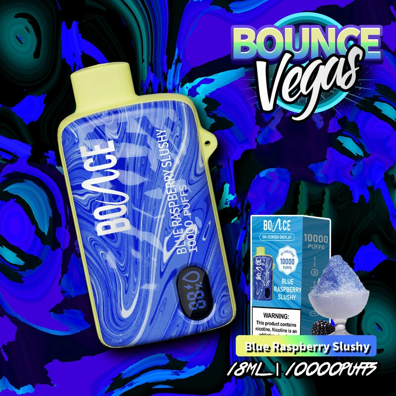 2023 New Arrival Factory OEM Wholesale/Supplier Bounce Vape Vegas 10000 Puffs Bar Disposable/Chargeable Vaping E-Liquid Pod Battery Vape Electronic E Cigarette