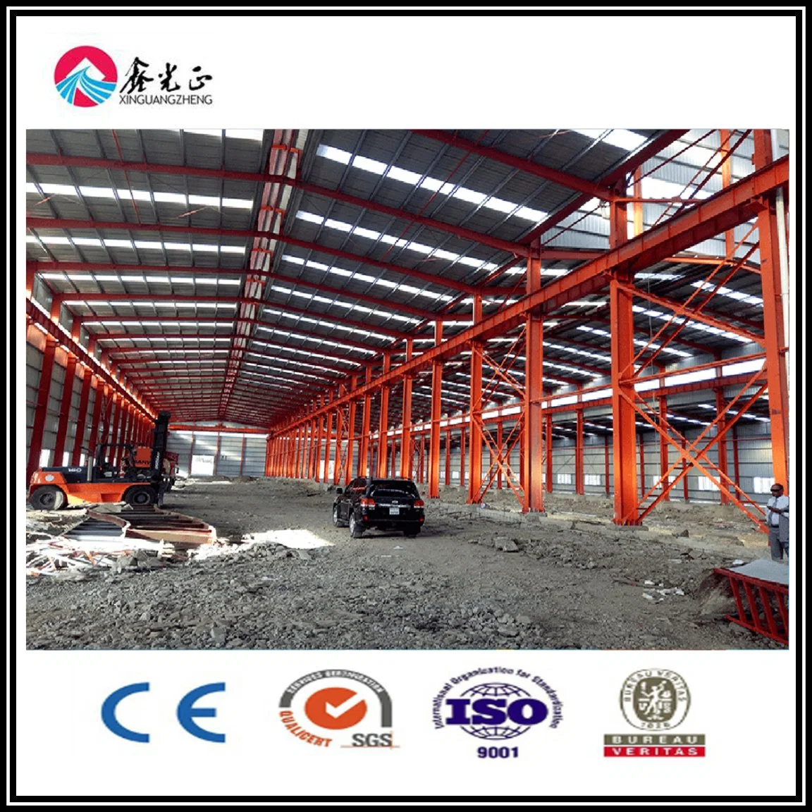 Customized Prefab Metal Construction Prefabricated Steel Structure Modular Warehouse for Africa