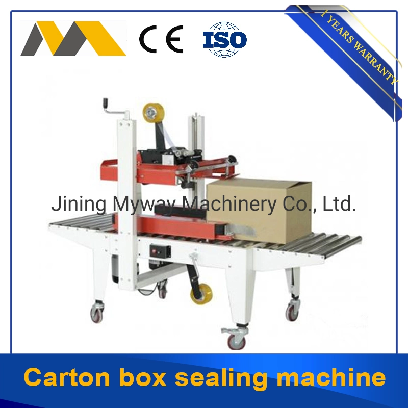 Automatic Carton Box Sealing Machine / Carton Sealer with Folding Function