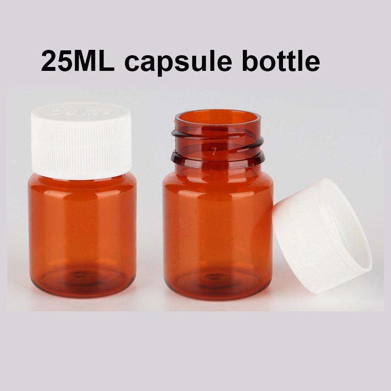 Bouteille de médicament en forme de capsule de 25 ml