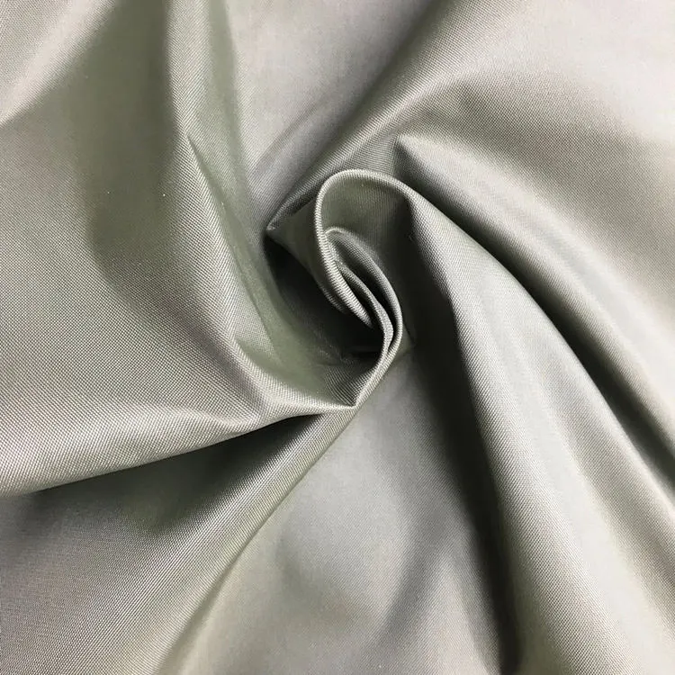 Outdoor Functional Woven 410t Nylon Satin Fabric Quick Dry Waterproof Fabric for Windcoat Leisure Wear