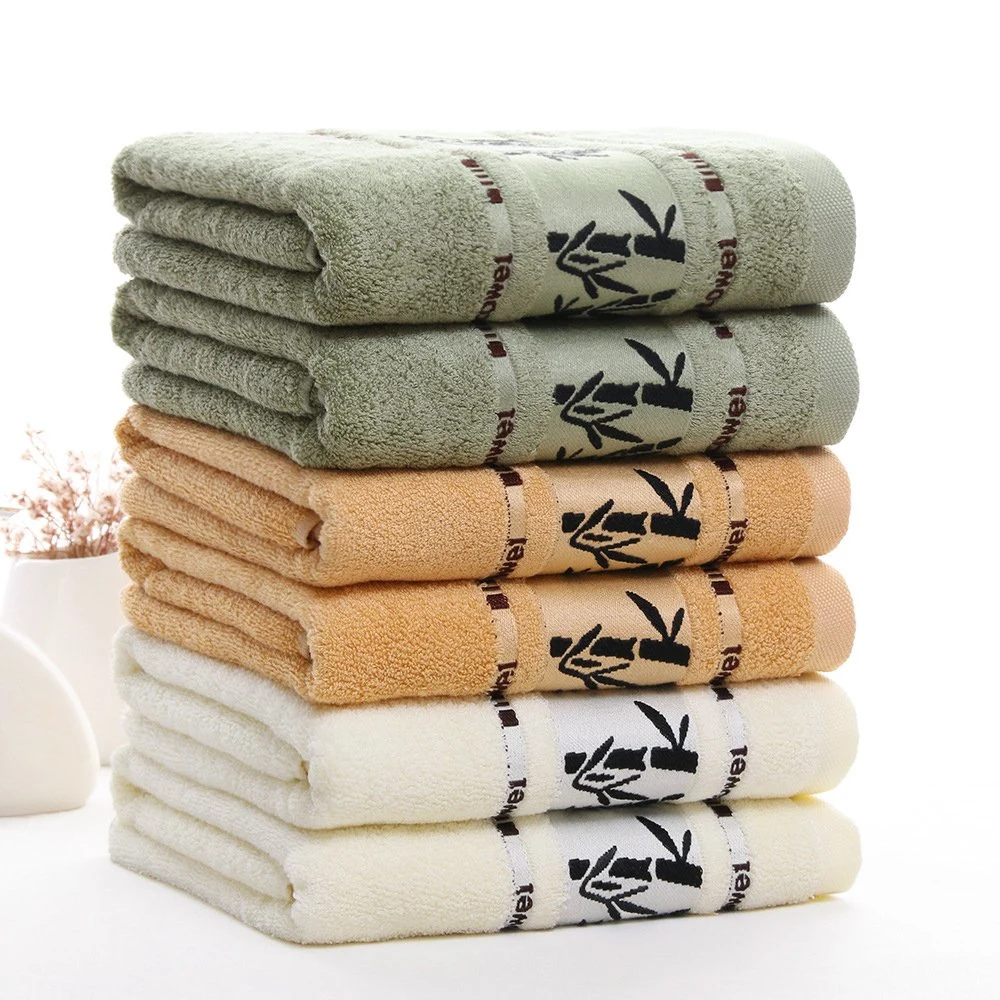 European Fiber High-Grade Bamboo Bath Towel Antibacterial Bamboo Towel